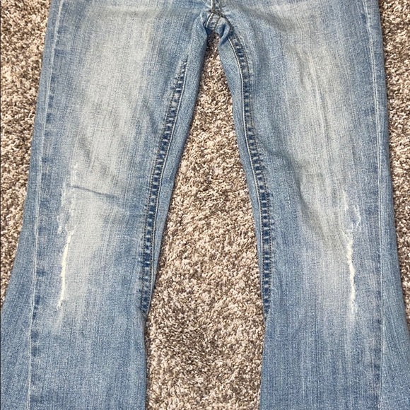 Vintage Juniors Vigoss light wash, size 1, flare - Picture 10 of 12